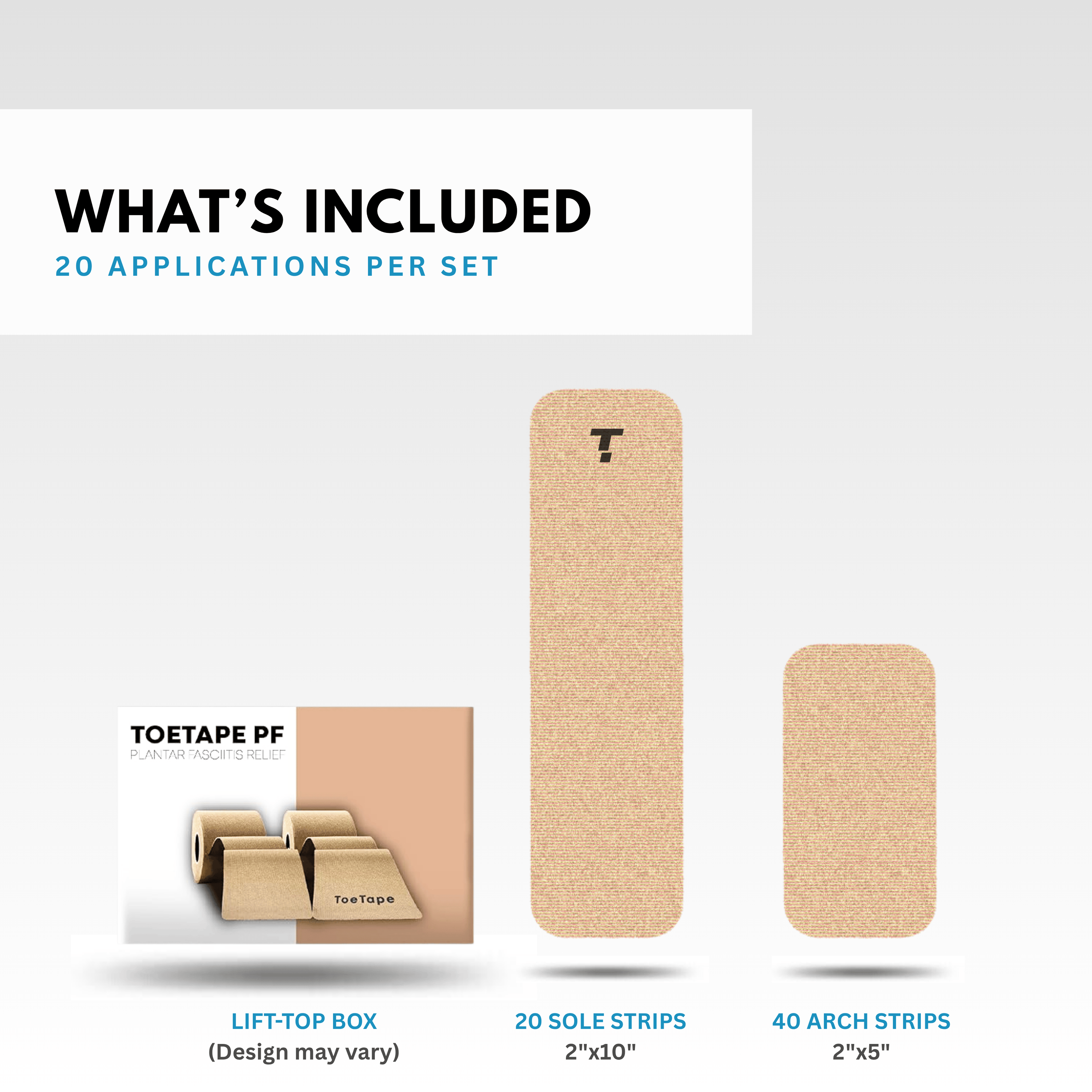 Shin Splint Kinesiology Tape