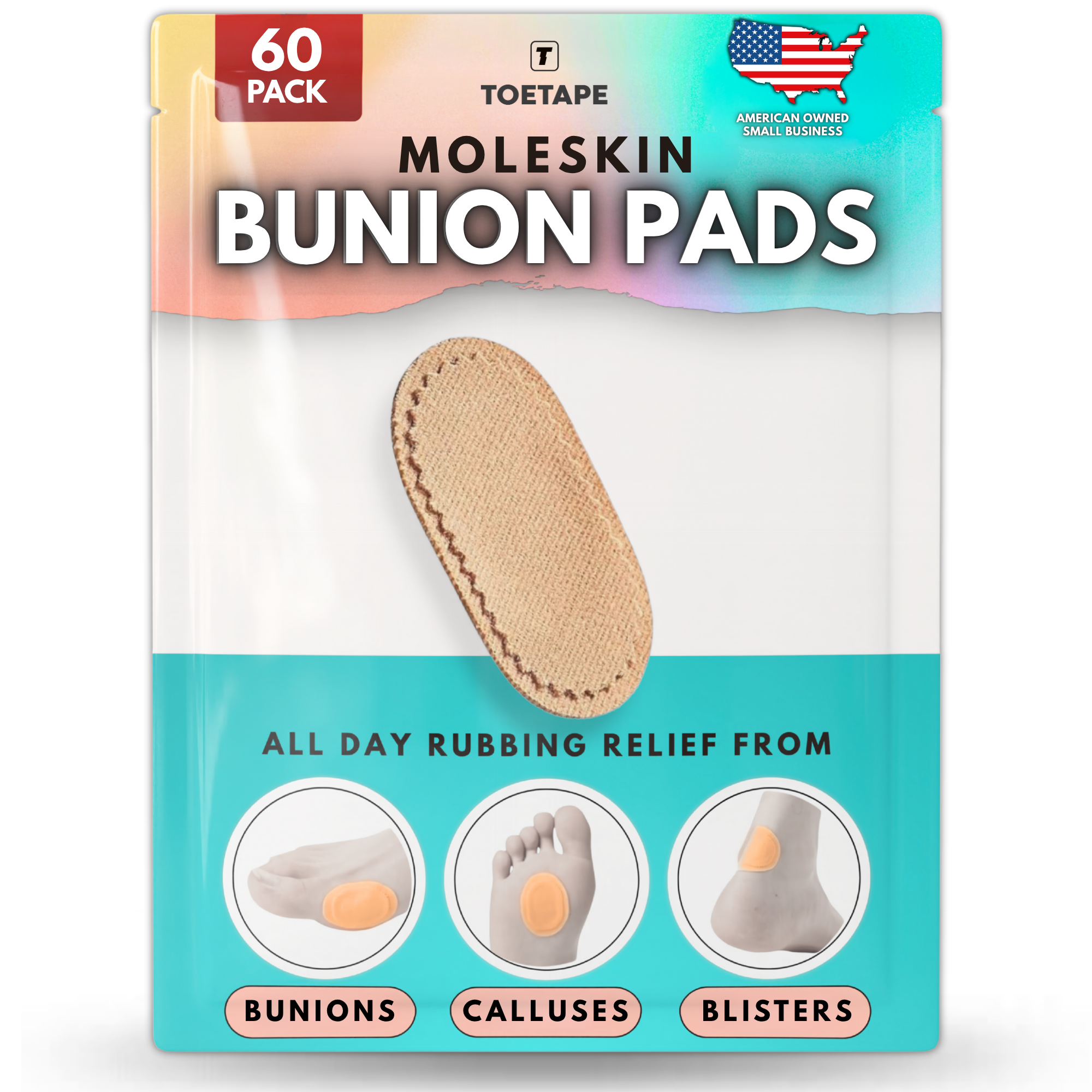 moleskin bunion pads