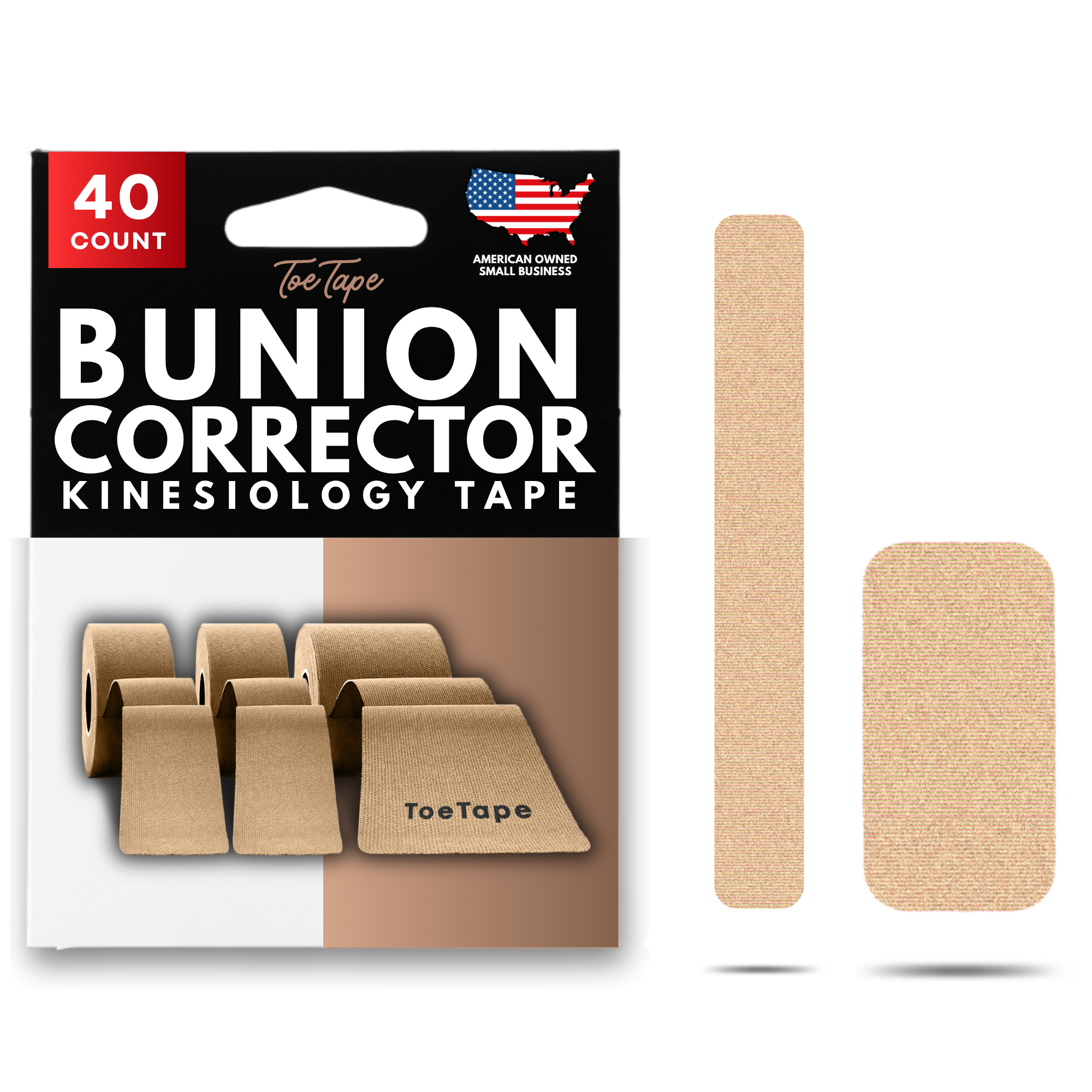 Free Gift (Shipping Not Included): Bunion Corrector Tape Nude