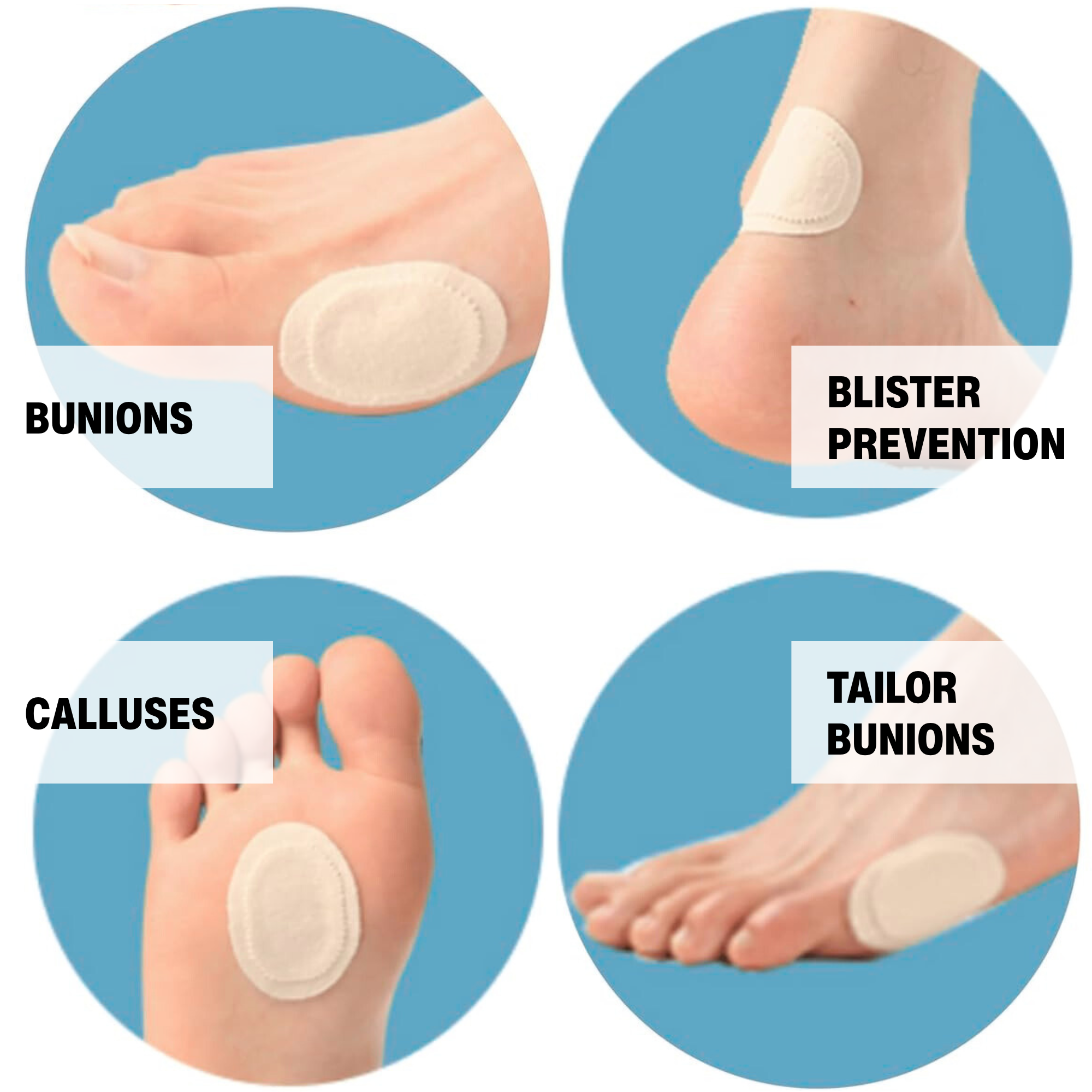 Free Gift (Shipping Not Included): 12 Pack Bunion Pads