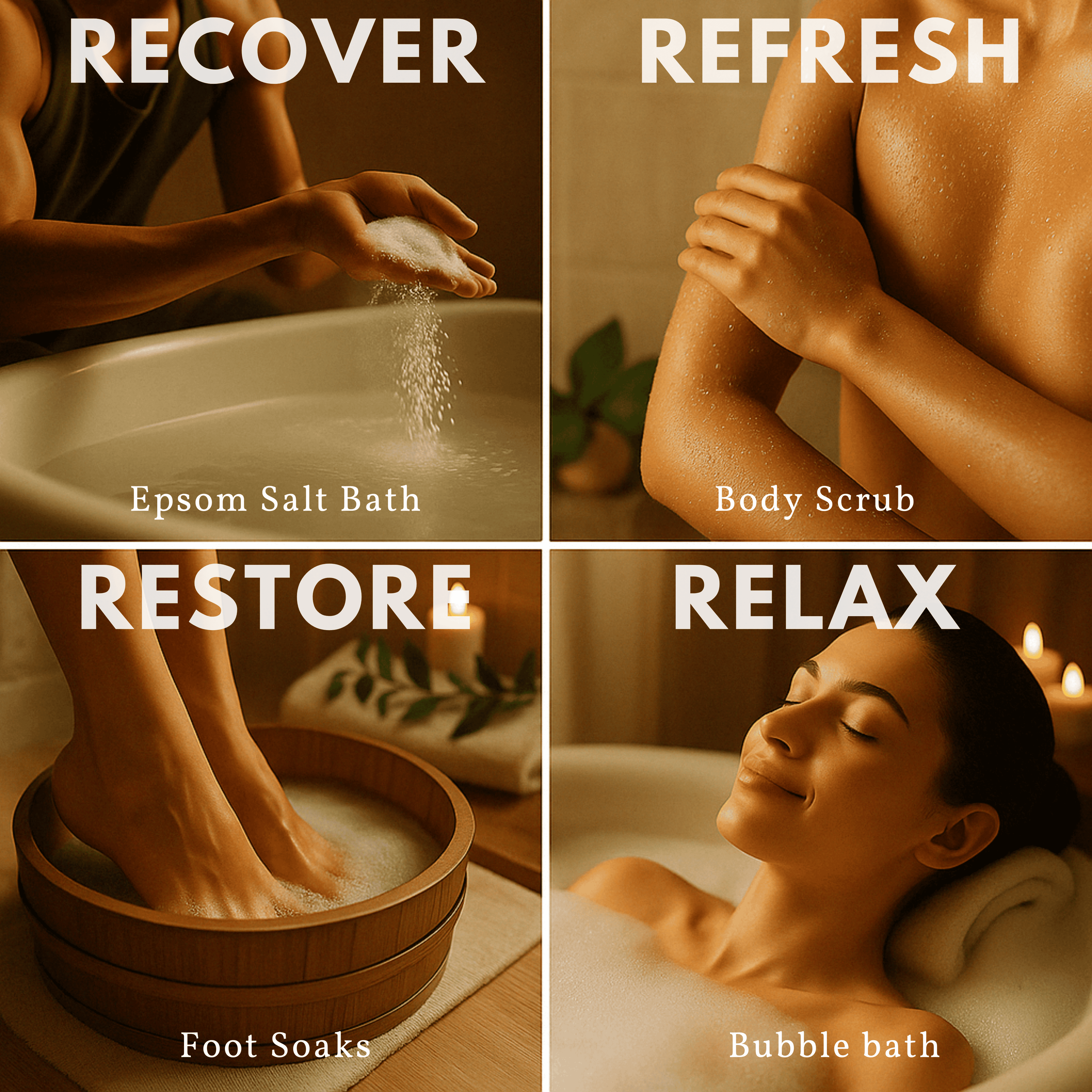 Epsom Salt + Bubbles