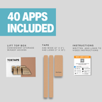 ToeTape Bunion correction tape includes