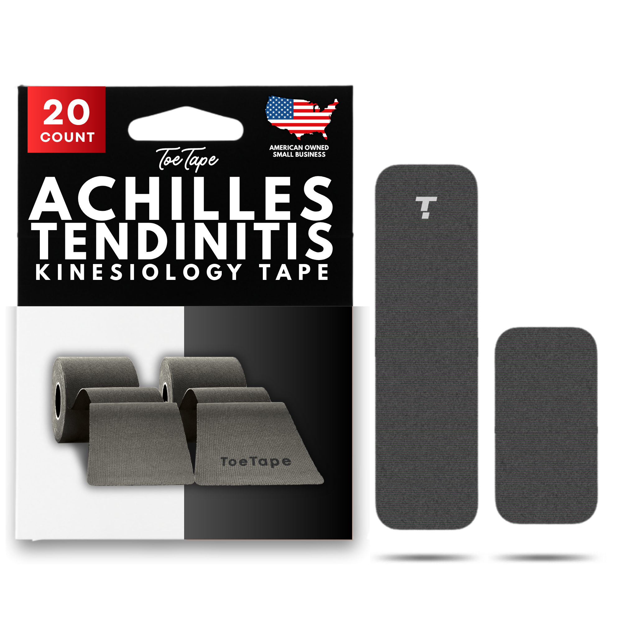 Achilles Tendinitis Kinesiology Tape